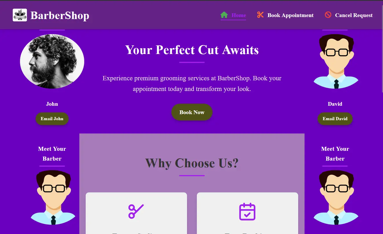 Barber platform preview